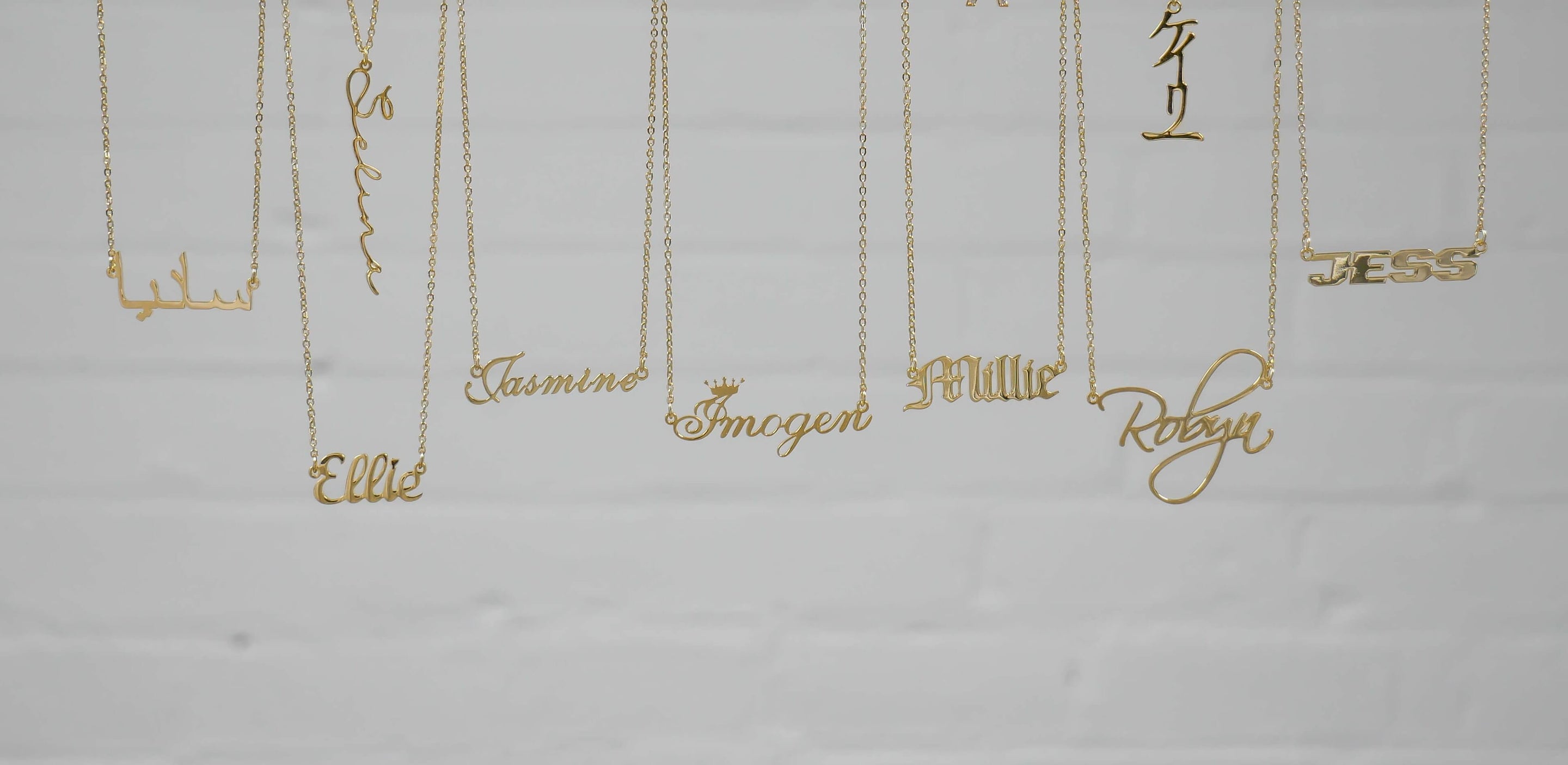 How To Untangle a Necklace Row of necklaces