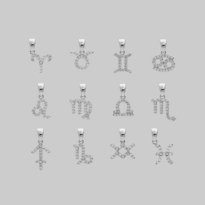 Pave Zodiac Symbol
