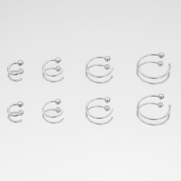 Lara Half Hoop Earrings