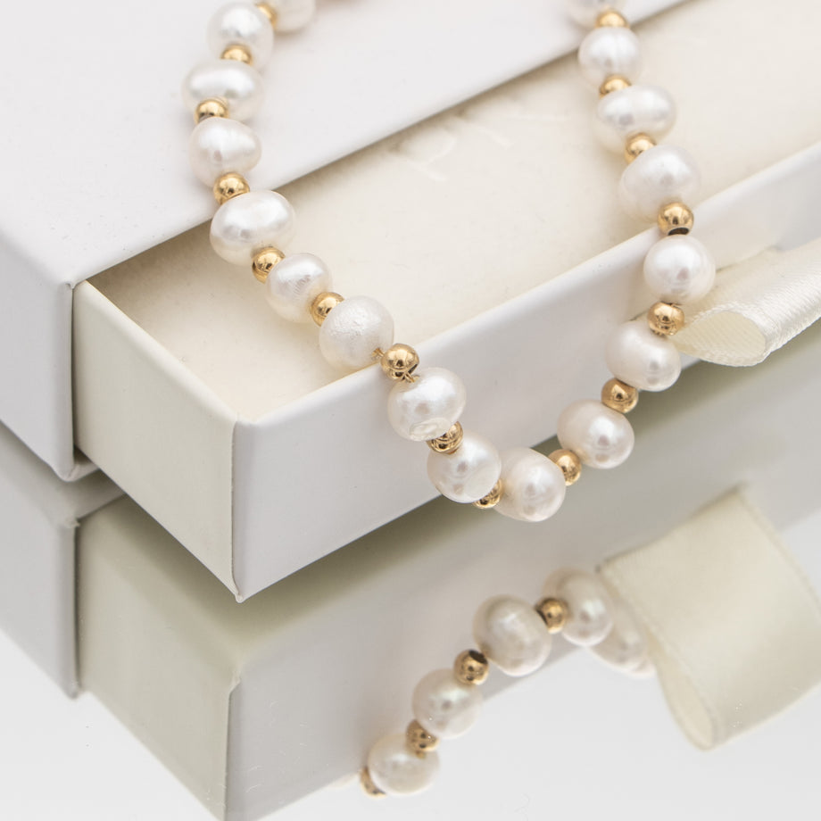 Nadia Pearl Bead Bracelet