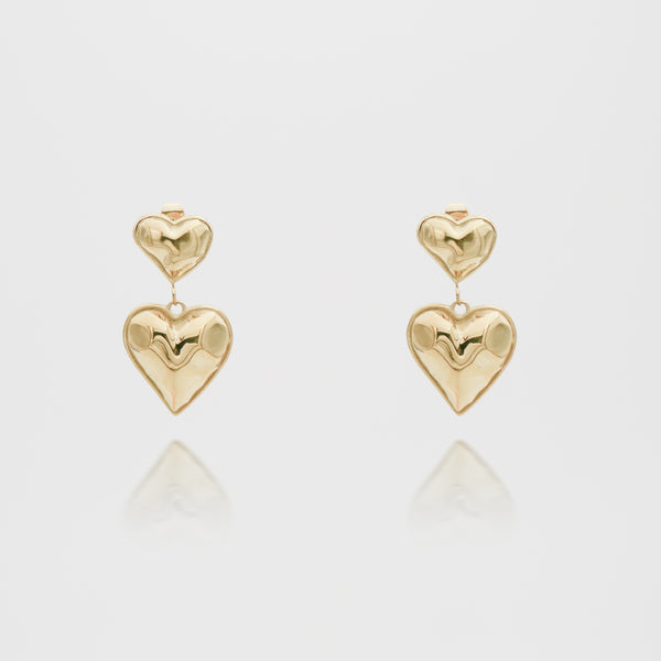 Meela Heart Earrings
