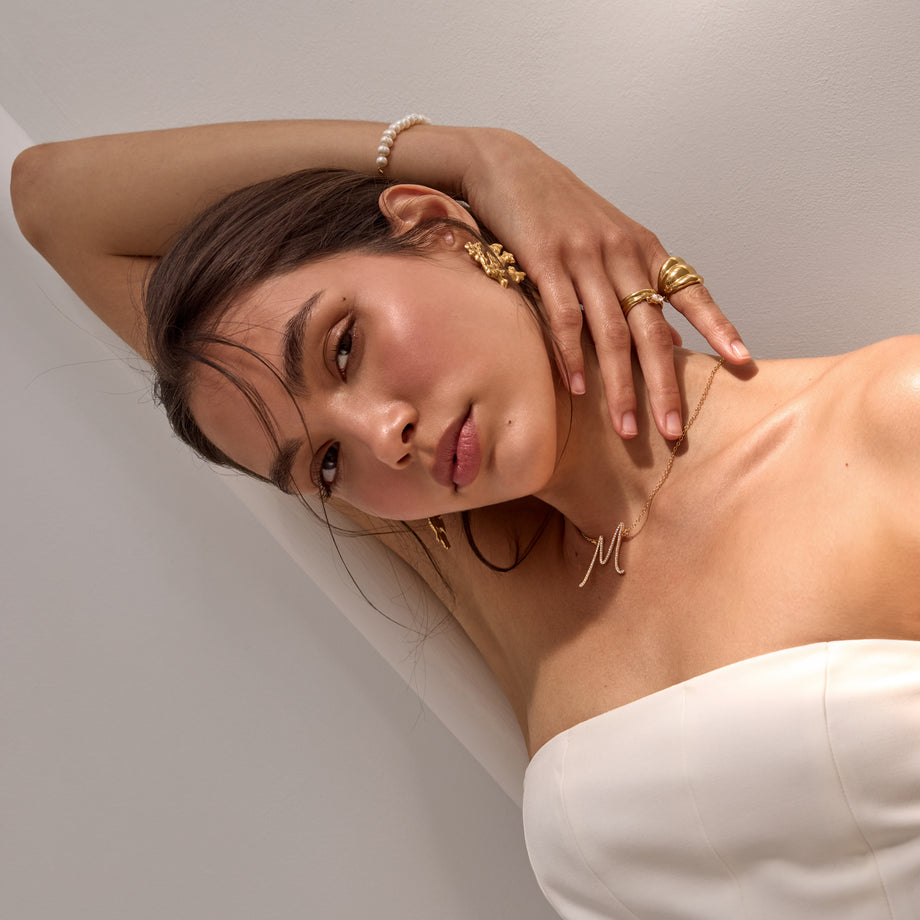 Collier avec initiale Sydney