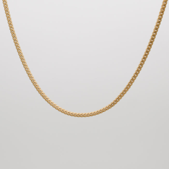 Zuri Hammered Curb Chain