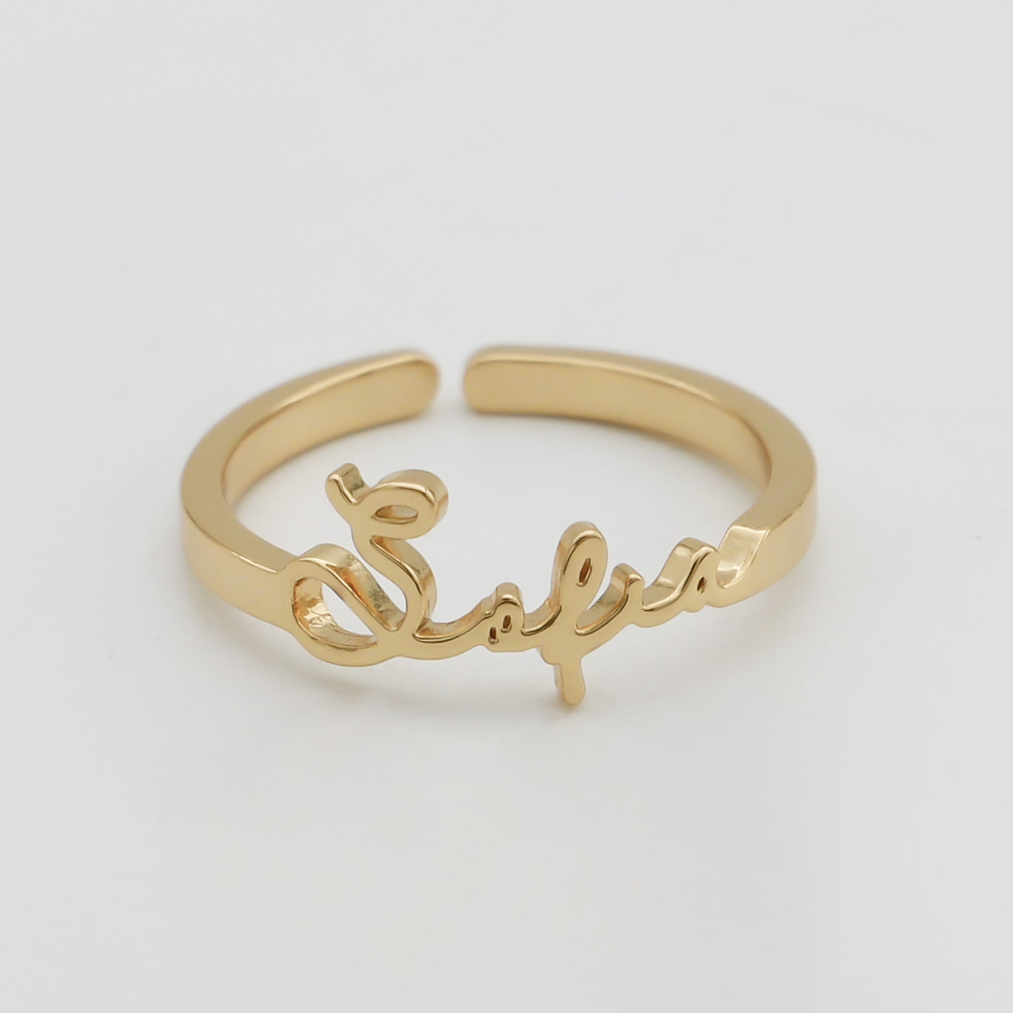 Selina Custom Name Ring