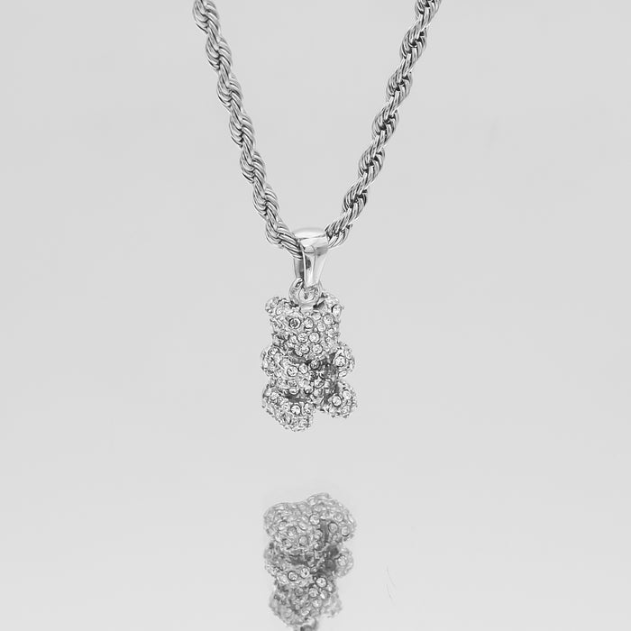 Beau Bear Pave Necklace