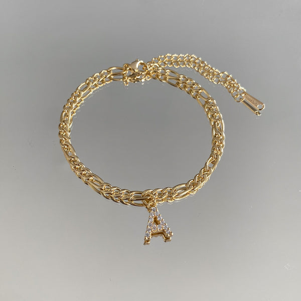 Initial Anklet from PRYA Jewellery UK