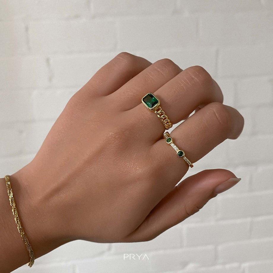 Verstellbarer kubanischer Callie-Ring