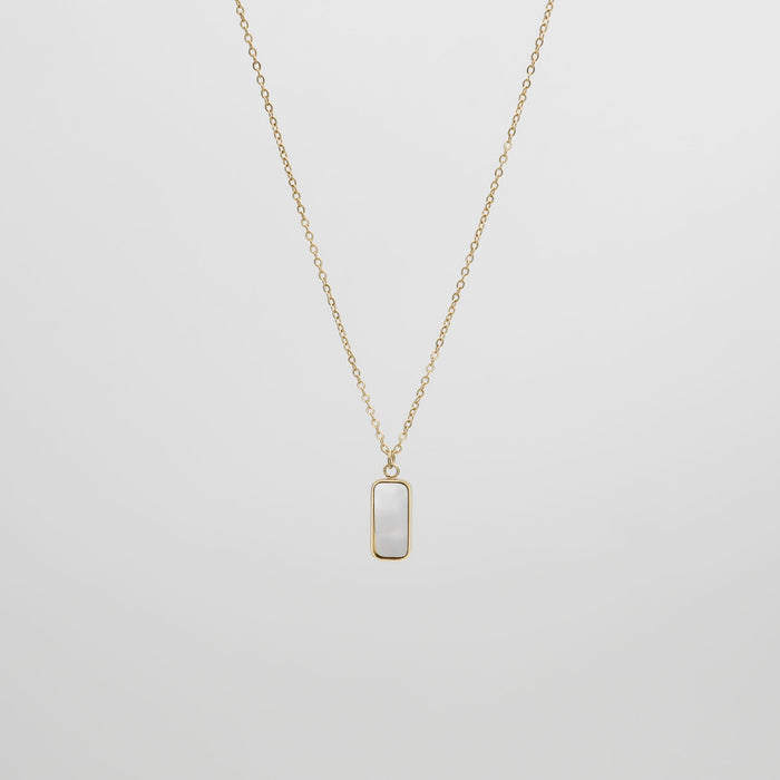 Janelle Opal Tablet Necklace