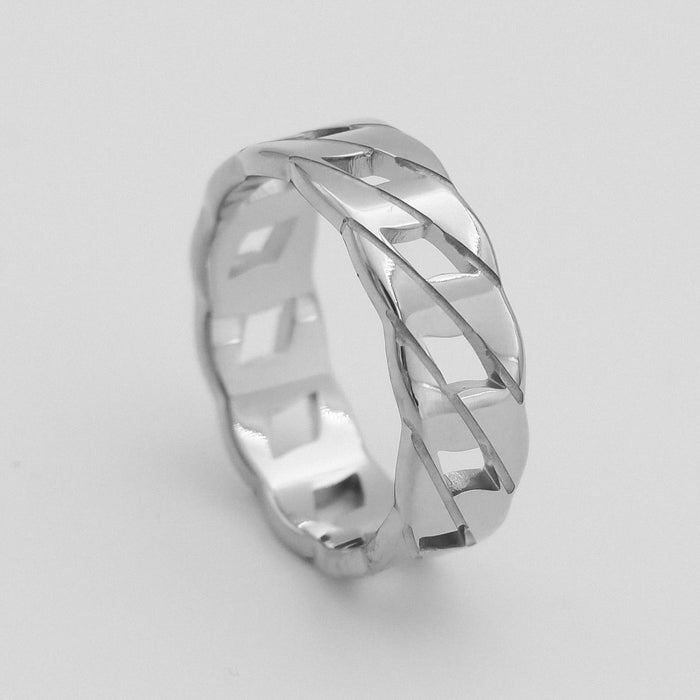 Cuban Ring, US 6 | UK L | EUR 51 / Silver | PRYA