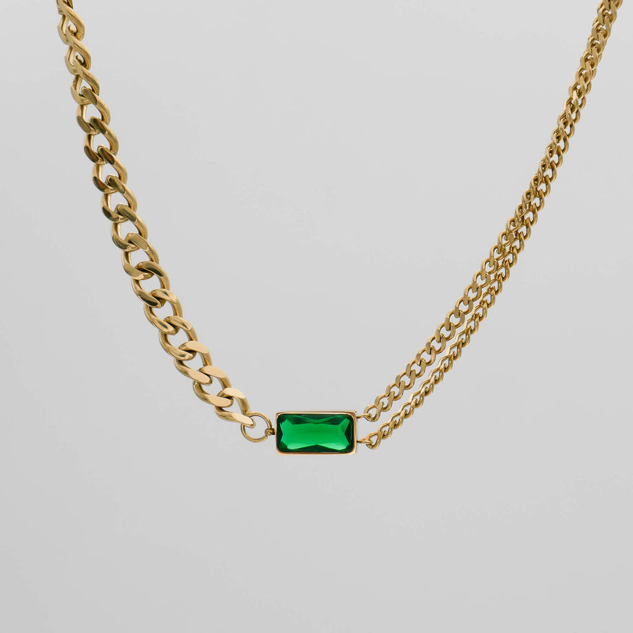Callie Cuban Contrast Necklace