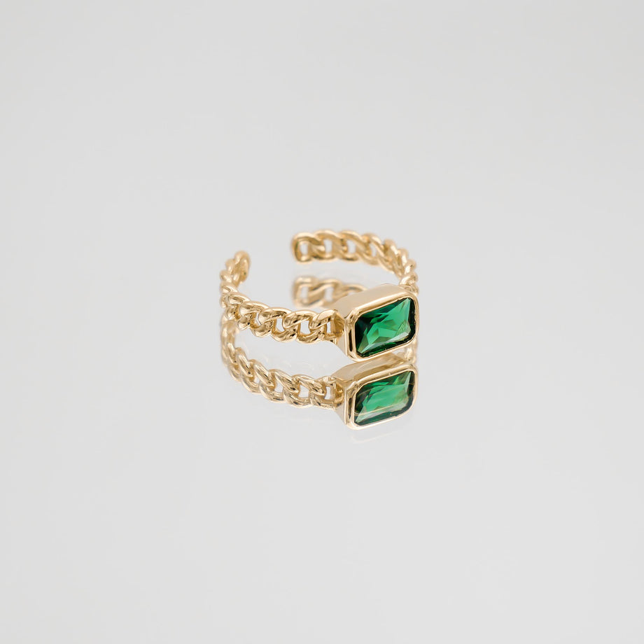 Verstellbarer kubanischer Callie-Ring