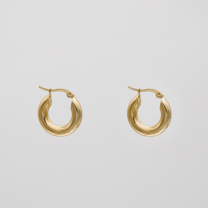 Classic Gold Filled Hoops | PRYA