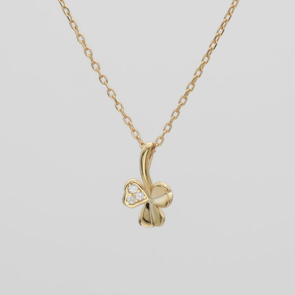 Felicity Mini clover necklace