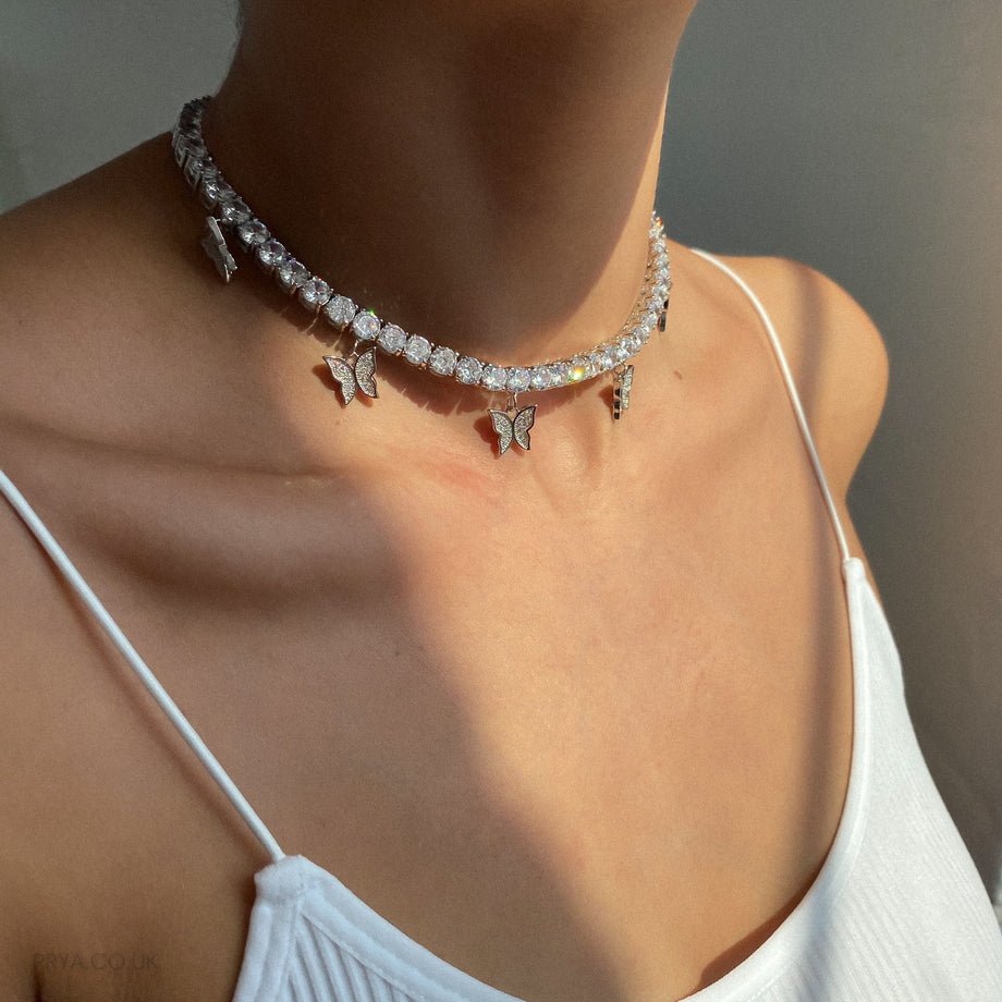 Icy Butterfly CZ Choker | PRYA™ | PRYA