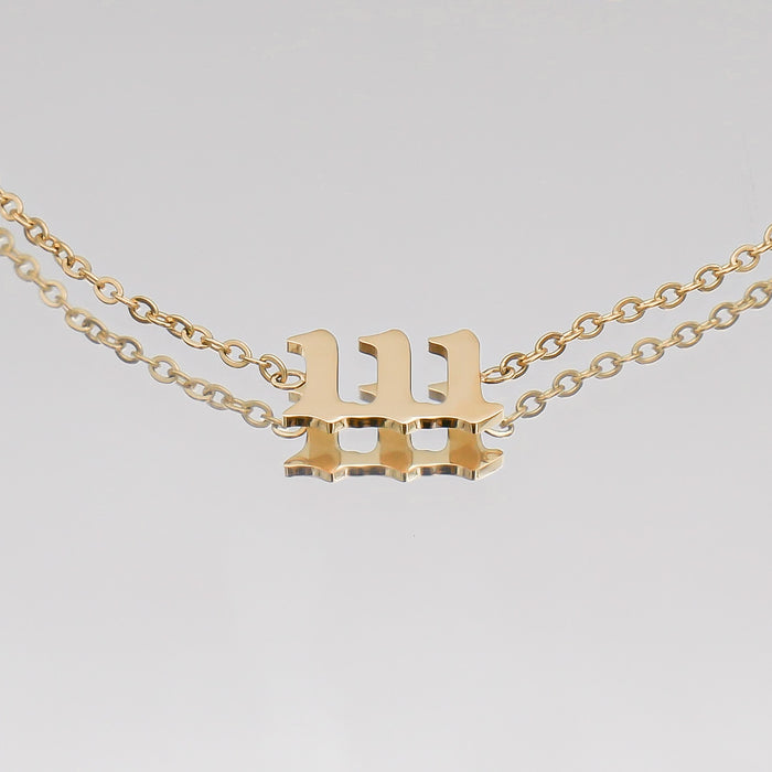 Bracelet de Cheville Chiffre d'Ange