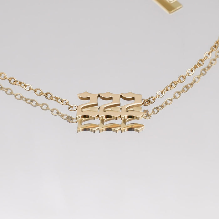 Bracelet de Cheville Chiffre d'Ange