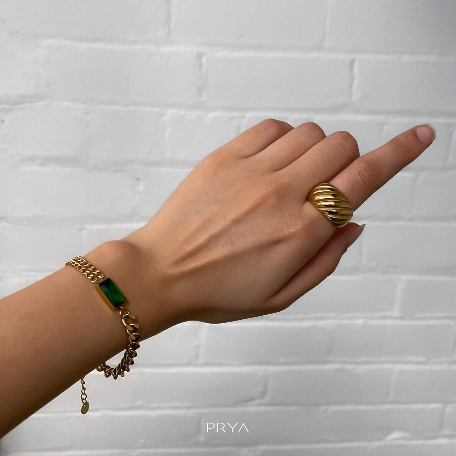 Callie Cuban Contrast Bracelet