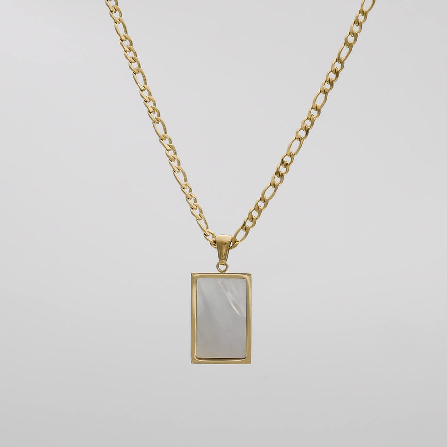 Saraya Opal Tablet-Halskette