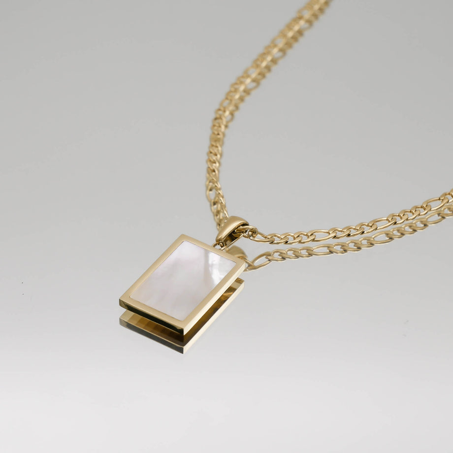 Saraya Opal Tablet-Halskette