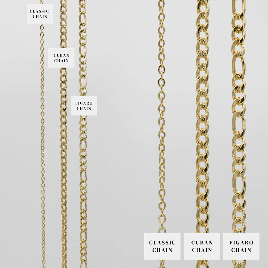 different style chains from prya