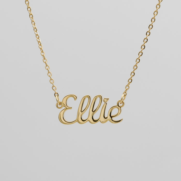 Gold Miami Custom Name Necklace from PRYA Jewellery UK
