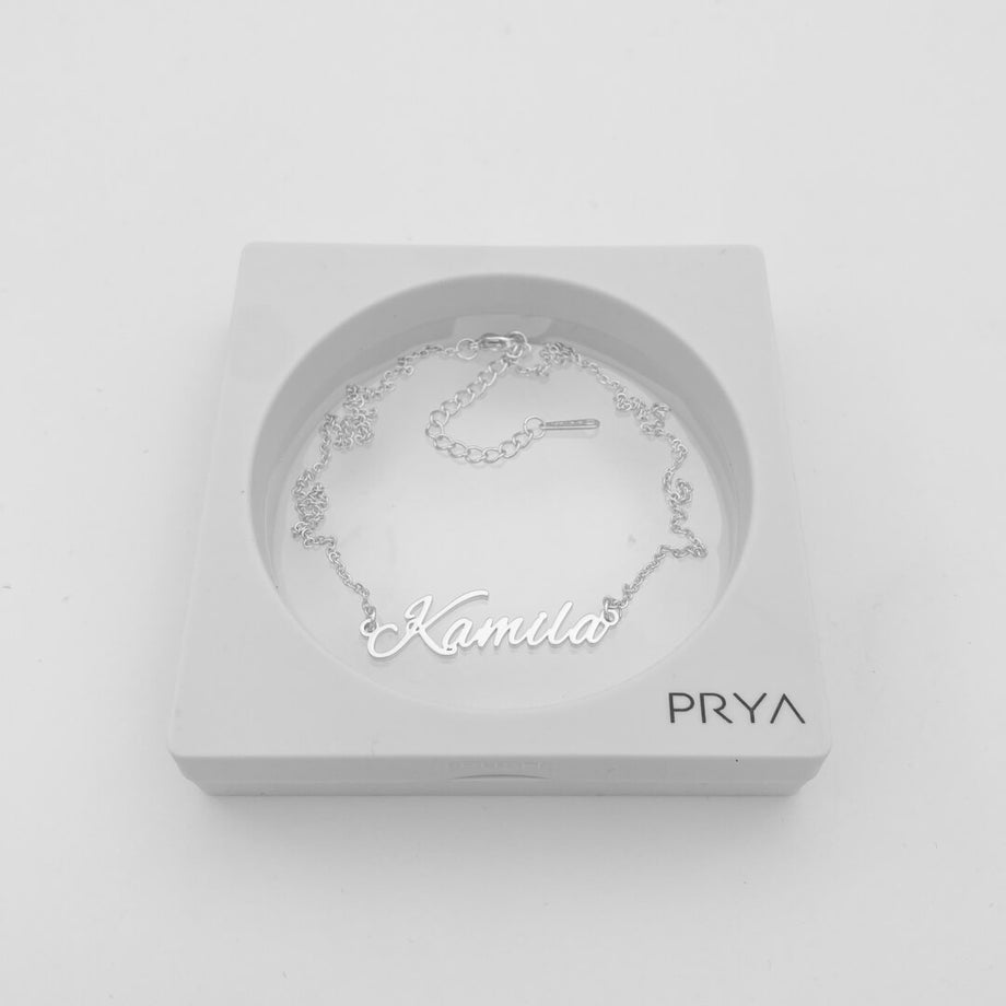 Venice Custom Name Necklace in display box | PRYA