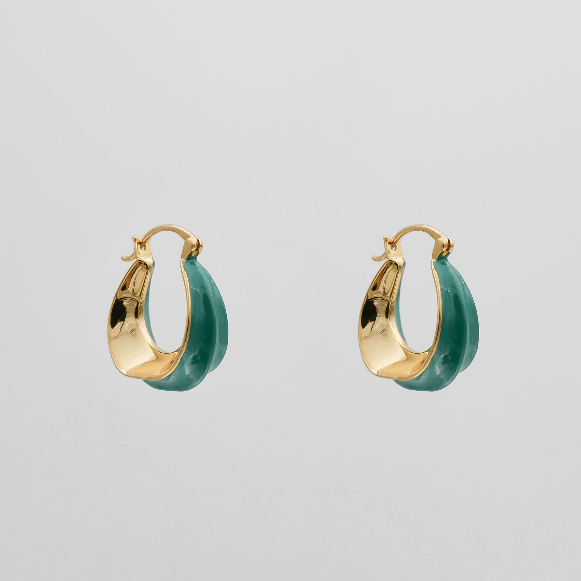 Katia Earrings Emerald