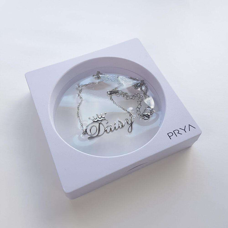 Silver Paris Customised Necklace