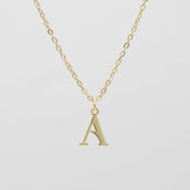 Dubai Initial Necklace