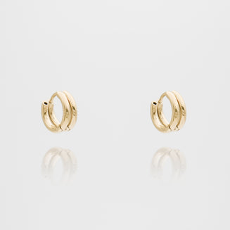 amara earrings huggie gold