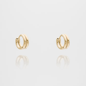 amara earrings huggie gold