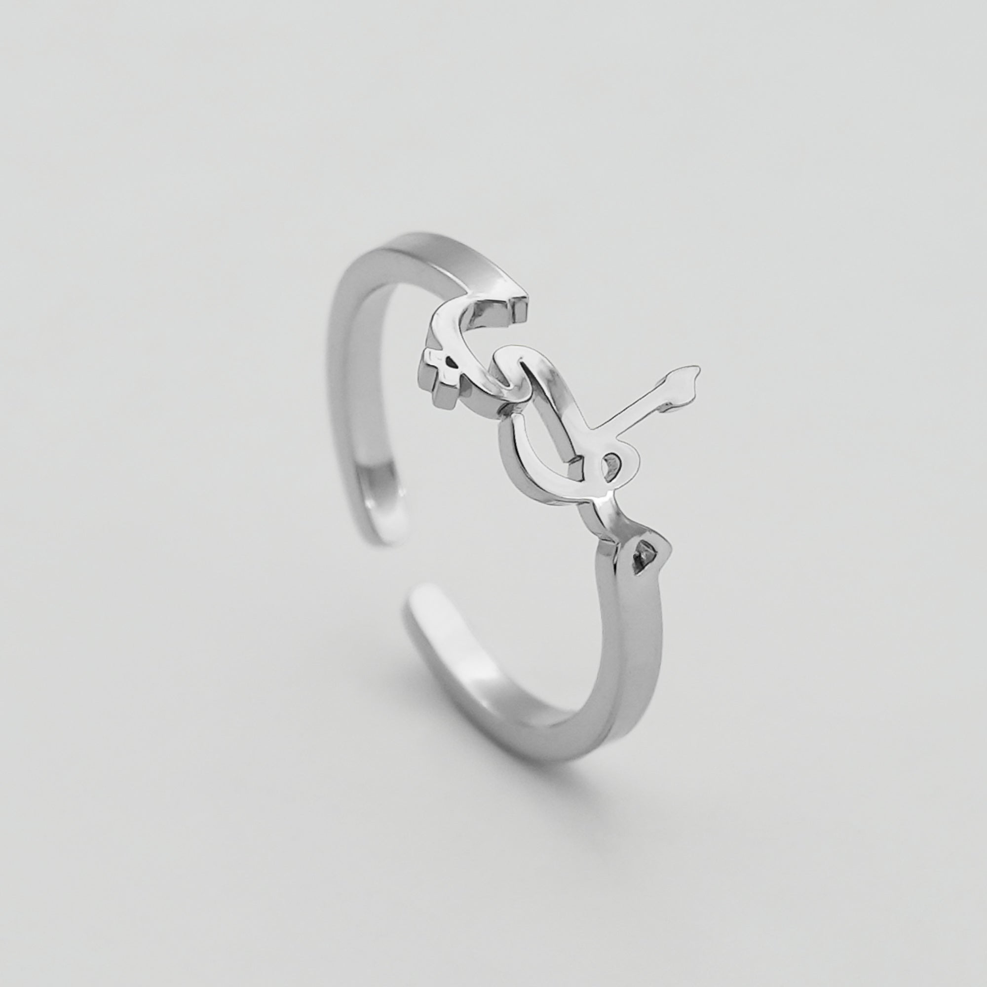 Arabic Custom Name Ring Personalised Jewellery PRYA Arabic custom name ring personalised jewellery prya