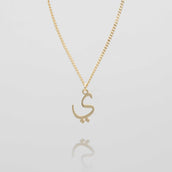 Arabic Initial Necklace