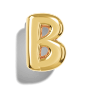 Gold Bubble Letter Charms