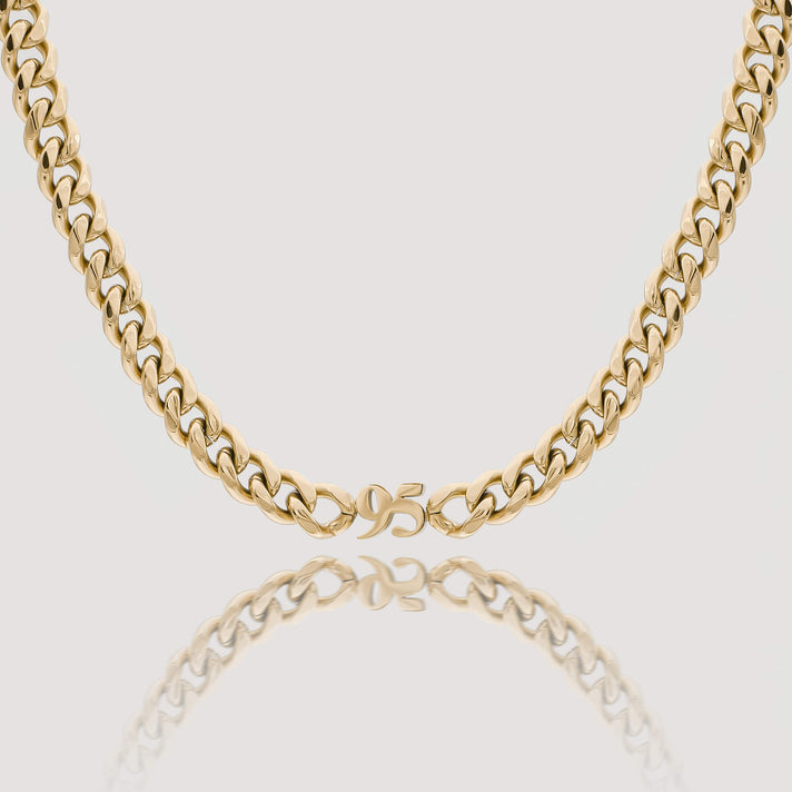 personalised 18k gold plated birth year choker necklace