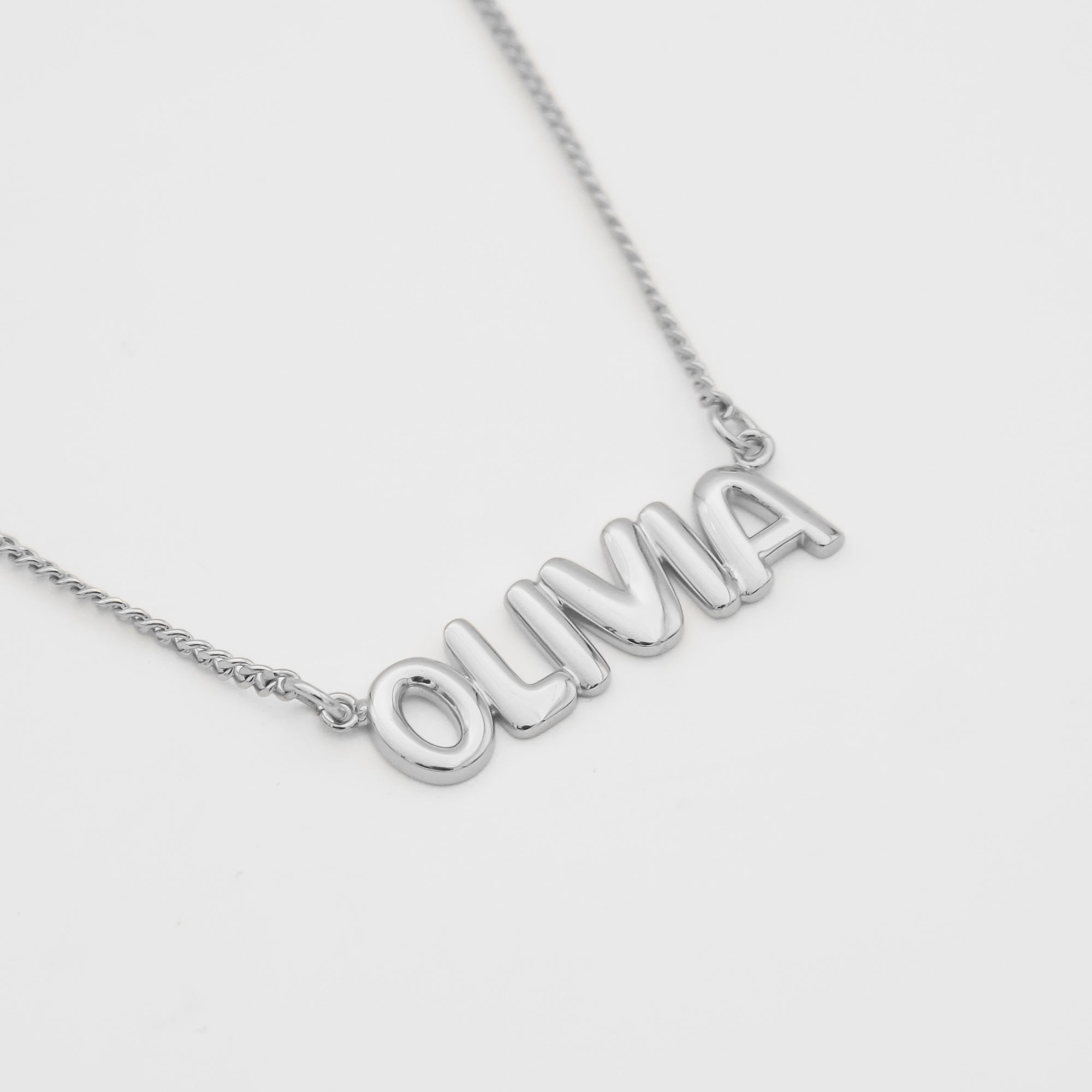 Bubble Custom Name Necklace