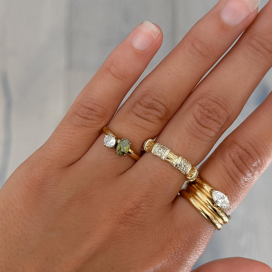 Celeste Toi et Moi Ring