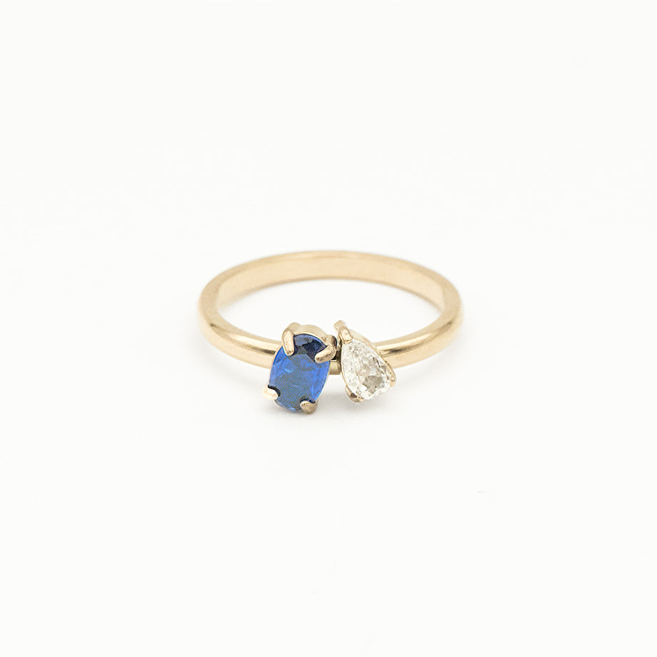Celeste Toi et Moi Ring