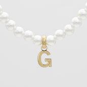 Classic Pearl Initial Necklace