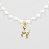 Classic Pearl Initial Necklace