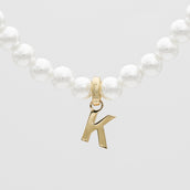 Classic Pearl Initial Necklace