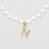 Classic Pearl Initial Necklace