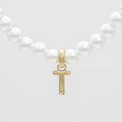 Classic Pearl Initial Necklace