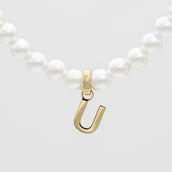 Classic Pearl Initial Necklace