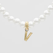 Classic Pearl Initial Necklace