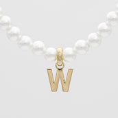 Classic Pearl Initial Necklace