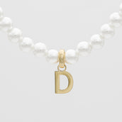 Classic Pearl Initial Necklace