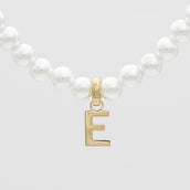 Classic Pearl Initial Necklace