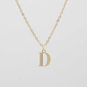 Dubai Initial Necklace