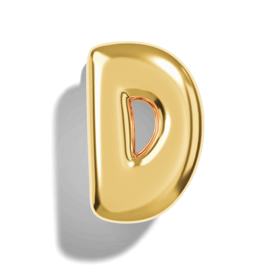 Mirco Bubble Initial Necklace